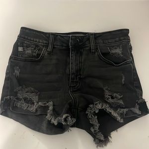 Just USA black jean shorts